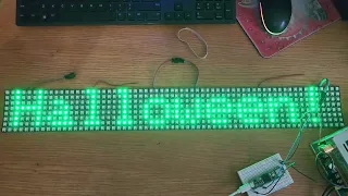 Create an Amazing Scrolling Halloween LED Marquee with Teensy 4 1