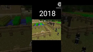 تطور ماين كرافت 2011 يا 2023 من تصميم Moh64 Gamer 