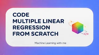 How to Implement Multiple Linear Regression in Python from Scratch Machine Learning with me