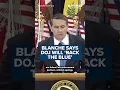 New Attorney General Todd Blanche says DOJ will BACK THE BLUE