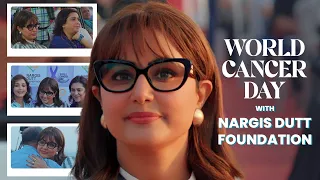 Celebrated World Cancer Day with Nargis Dutt Foundation | Hina Khan | world Cancer Day
