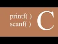 C program printf scanf function in c programming language c programming tutorial c tutorial
