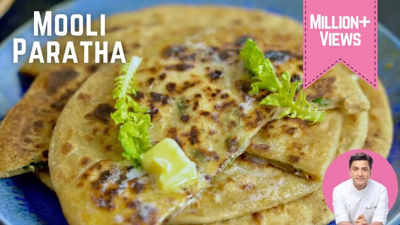 Mooli Ka Paratha Recipe | मूली का पराँठा बनाने का आसान तरीक़ा | Kunal Kapur Punjabi Winter Recipes