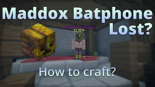 How to craft Maddox Batphone Maddox Batphone lost How to get it back Hypixel Skyblock Tutorial