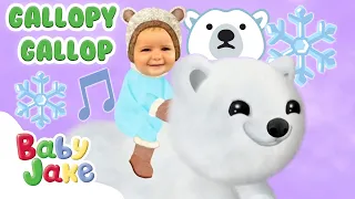 GALLOP with the Polar Bears 🐻‍❄️ Snowy Adventure ❄️ | Season 2 Episode 24 | Full Episode | Baby Jake