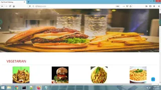 Fast Food Ordering System Project Python Django Project