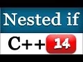 C Nested IF ELSE and IF ELSEIF CPP Programming Tutorial
