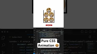 Delete Cookies CSS Animation