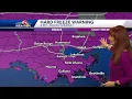 Hard freeze warnings across southeast Louisiana tonight