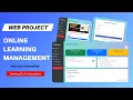Online learning management system project using HTML CSS and JavaScript Source Code Download