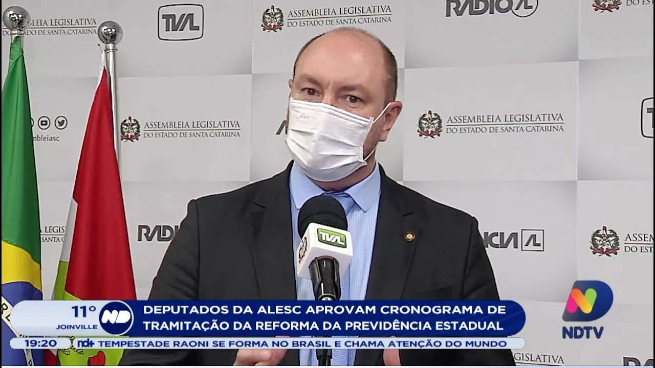 Deputados da Alesc aprovam cronograma de tramitação da reforma da previdência estadual