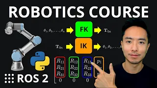 Robotics Course Kinematics Dynamics Theory to Simulation in ROS 2 Python with UR Robot