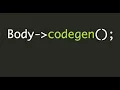 LLVM Tutorial CodeGen for Functions