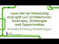 Linux Kernel Scheduling and split-LLC architectures Overview Ch Gautham R Shenoy Prateek Nayak