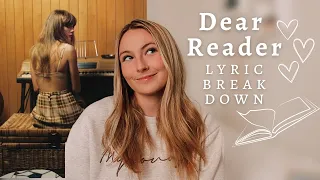 Taylor Swift Dear Reader Lyric Breakdown 📚🥀 - for the tortured writers who have imposter syndrome