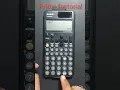 how to do prime factorial on casio fx991cw casio fx 991cw calculator tricks