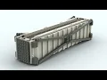 Lego Long Futuristic Space Container Build 863