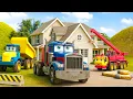 Download Lagu 🔧 Building It Back Together! Boss, Dex and Daisy Make It Better Than Ever | Construction Vehicles 3D