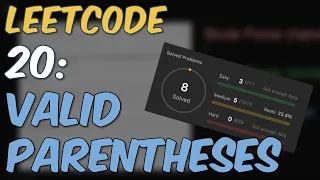 Leetcode 20 - Valid Parentheses Python