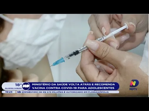 Ministério da Saúde volta atrás e recomenda vacina contra a Covid-19 para adolescentes