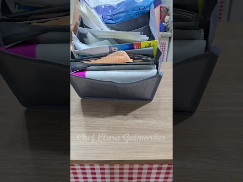 DIVISÓRIAS DE GAVETA #shorts #confeitaria #chefclaraguimaraes #confeiteirainiciante