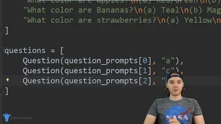 32 Building a Multiple Choice Quiz Python Tutorial 32