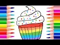 NEW Rainbow Art How To Draw Rainbow Cake Coloring Pages Rainbow Coloring Pages