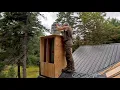 Download Lagu Log Cabin Build - Master Bedroom Addition: Installing the Fireplace and Wood Siding