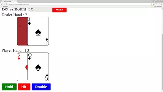 JavaScript HTML Game from Scratch Blackjack JavaScript game introduction