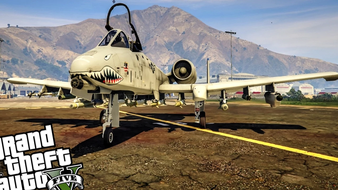 GTA 5 - EPIC A-10A Thunderbolt II MOD