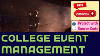 PHP Project College Event Management free download with complete source code PHP mysql project
