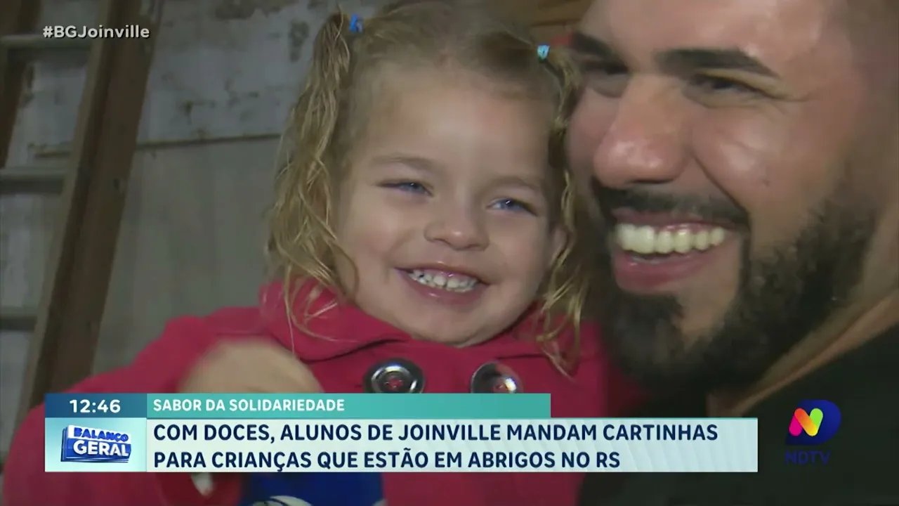 Sabor da solidariedade: com doces, alunos de Joinville mandam cartinhas para crianças gaúchas