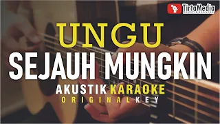 sejauh mungkin ungu akustik karaoke 