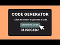 Code Generator Using HTML CSS and JavaScript