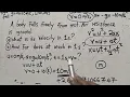 PHYSICS Acceleration due to Gravity Harrison J Zulu Tutor Exam Question