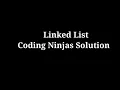 Linked List Reverse a Linked List Recursively Coding Ninjas