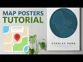 Minimalist Map Poster Tutorial