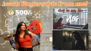 LEARN FINGERSTYLE FROM ME! |vlog