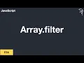 ES6 Array Filter Method