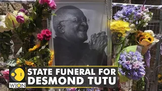 archbishop desmond tutus official funeral held in south africas cape town world news wion