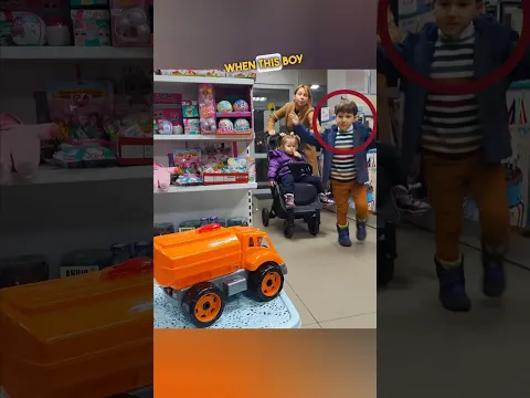 He wanted a toy truck then this happened 😢💔