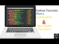 Learn Python Programming Part 1 The PRINT Function Science with Irfan