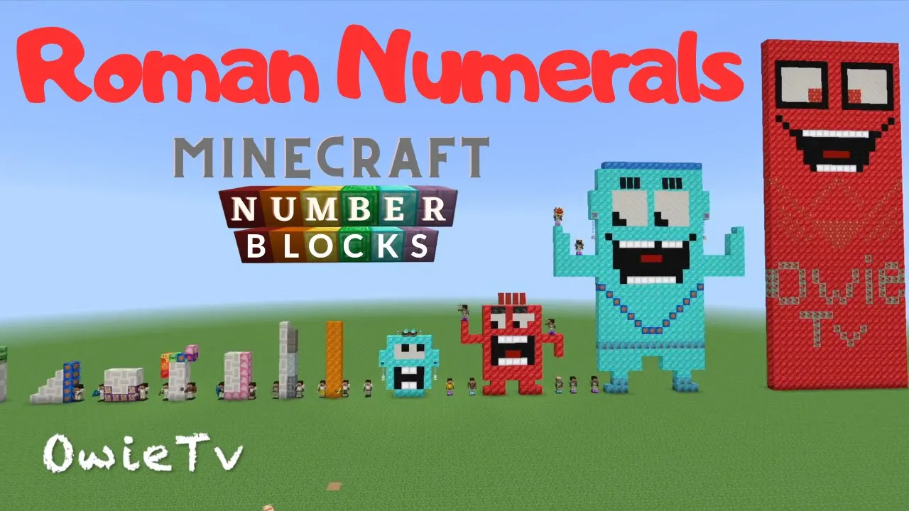 Roman Numerals Song Numberblocks Minecraft | Math and Number Songs for Kids Roman Numerals Song Numberblocks Minecraft | Math and Number Songs for Kids