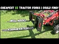 Affordable Tractor Forks Cheapest I Could Find