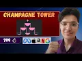 Champagne Tower LeetCode 799 Pascal s Triangle Simulation Dynamic Programming