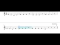 Trumpet Exercise 14 Rolling Along - Essential Elements Book 1