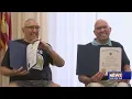 Twin Belvidere veterans celebrate 90th birt ay together