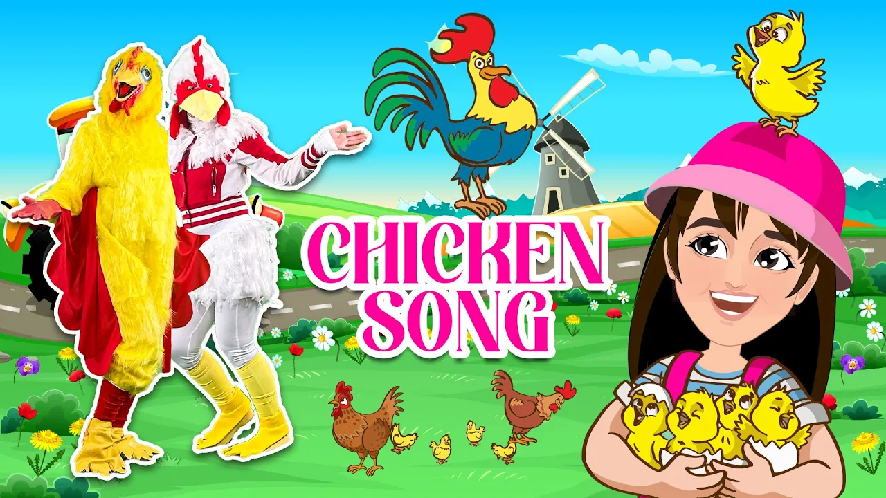 Chicken Song | Action Songs for Kids | Brain Breaks for Children