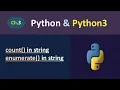 Python Count String Method String in Python String Manipulation Python Basics