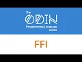 Using functions from other languages FFI in Odin